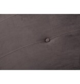 SalesFever Relax ligbed fluweel grijs