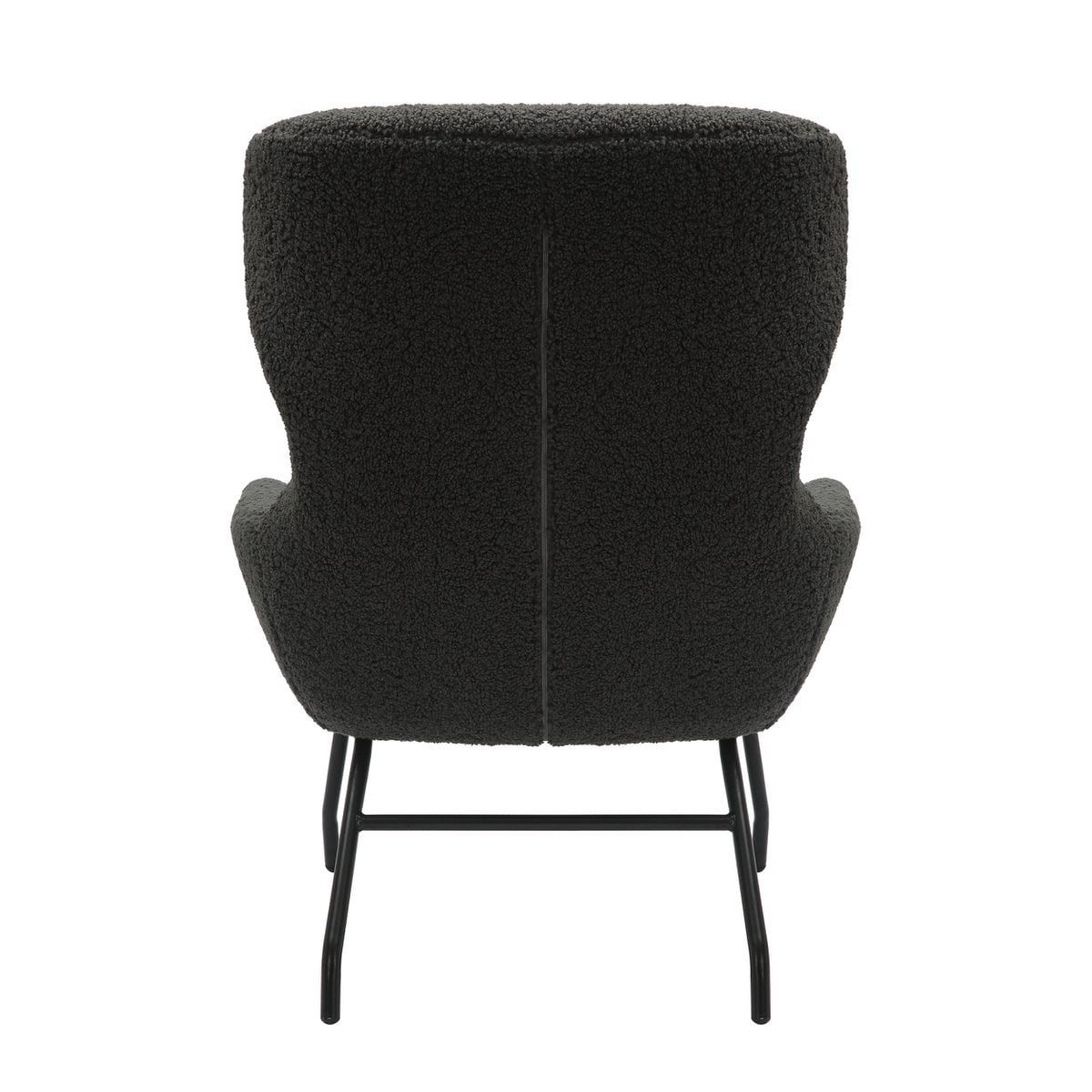 SalesFever Fauteuil- en krukset teddybont antraciet