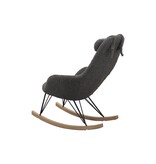 SalesFever Schommelstoel teddybont grijs