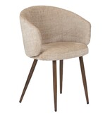 Pole To Pole Luna stoelcrème (set van 2)