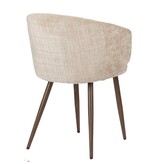 Pole To Pole Luna stoelcrème (set van 2)