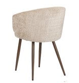 Pole To Pole Luna stoelcrème (set van 2)