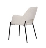 Fauteuilset van 2 met uitgesneden rugleuning