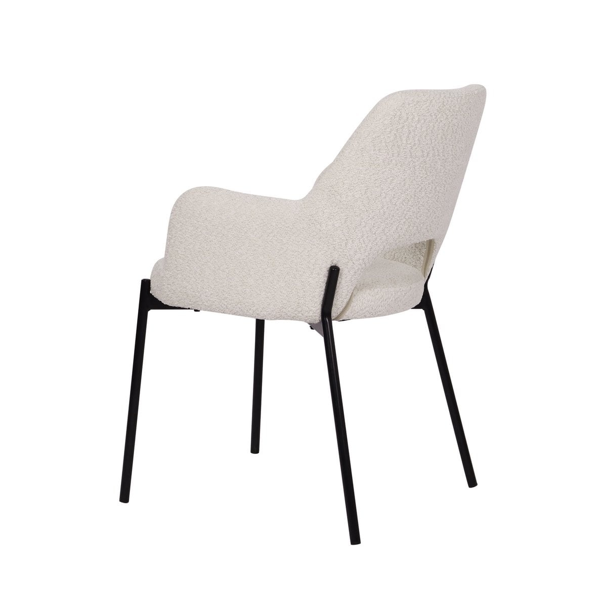 Fauteuilset van 2 met uitgesneden rugleuning