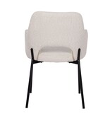 Fauteuilset van 2 met uitgesneden rugleuning