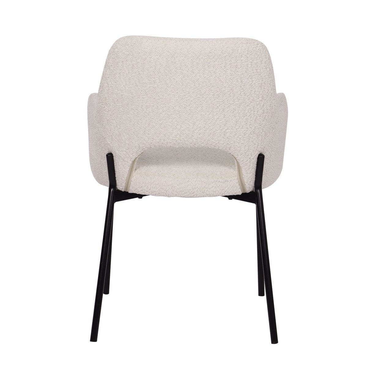 Fauteuilset van 2 met uitgesneden rugleuning