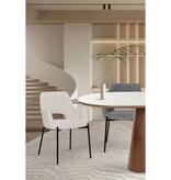 Fauteuilset van 2 met uitgesneden rugleuning