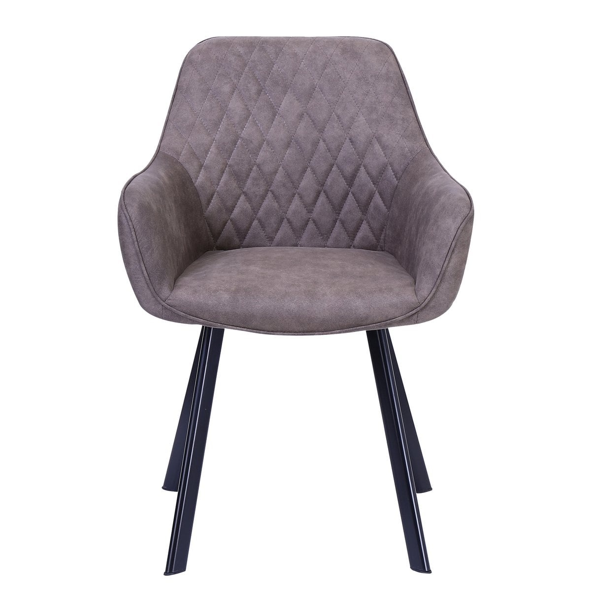 SalesFever Set van 2 fauteuils in taupe microvezel