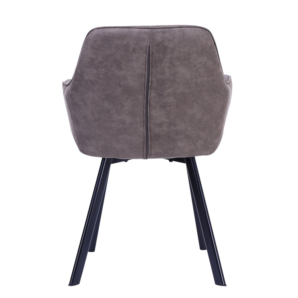 SalesFever Set van 2 fauteuils in taupe microvezel