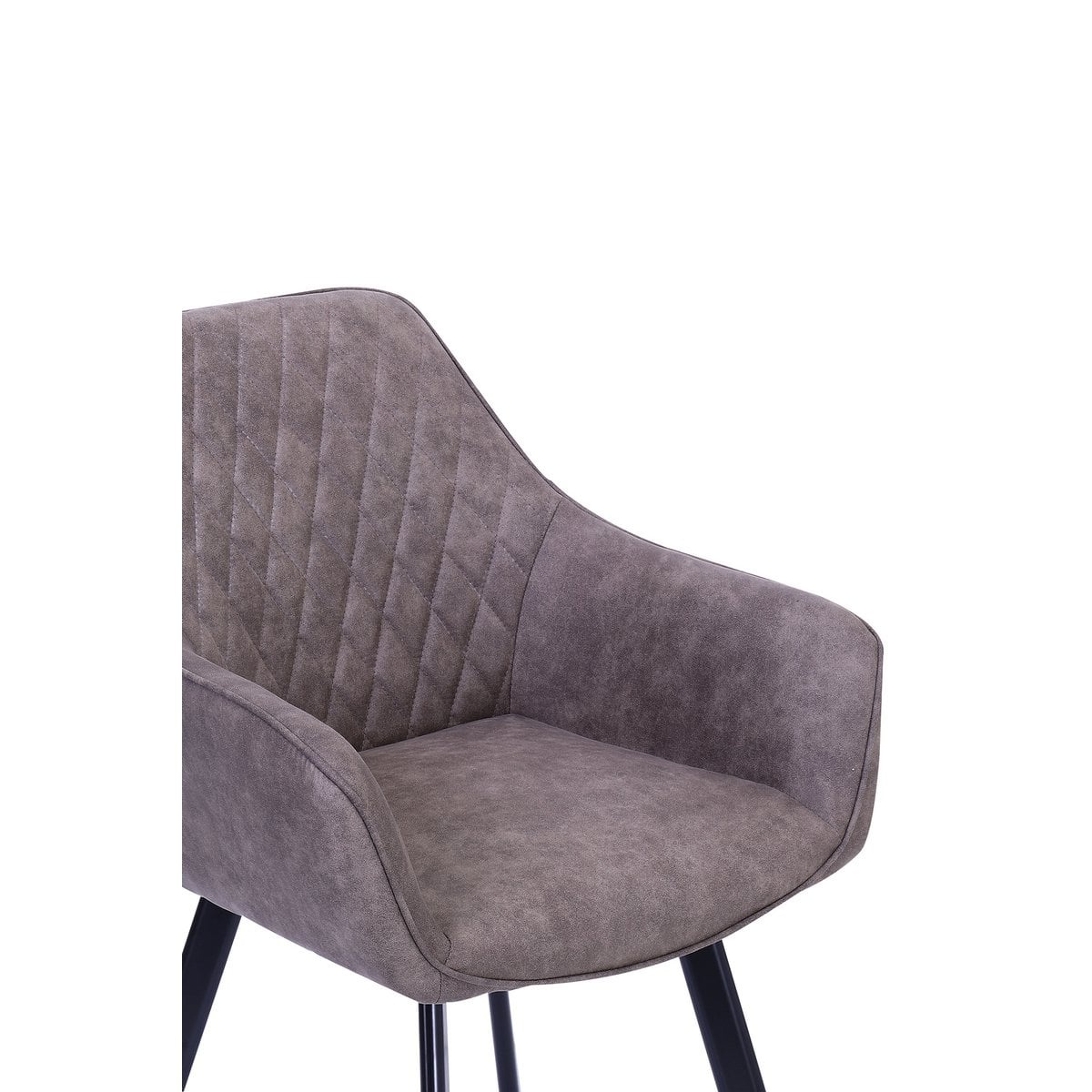 SalesFever Set van 2 fauteuils in taupe microvezel