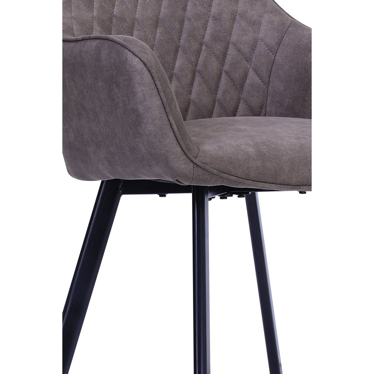 SalesFever Set van 2 fauteuils in taupe microvezel