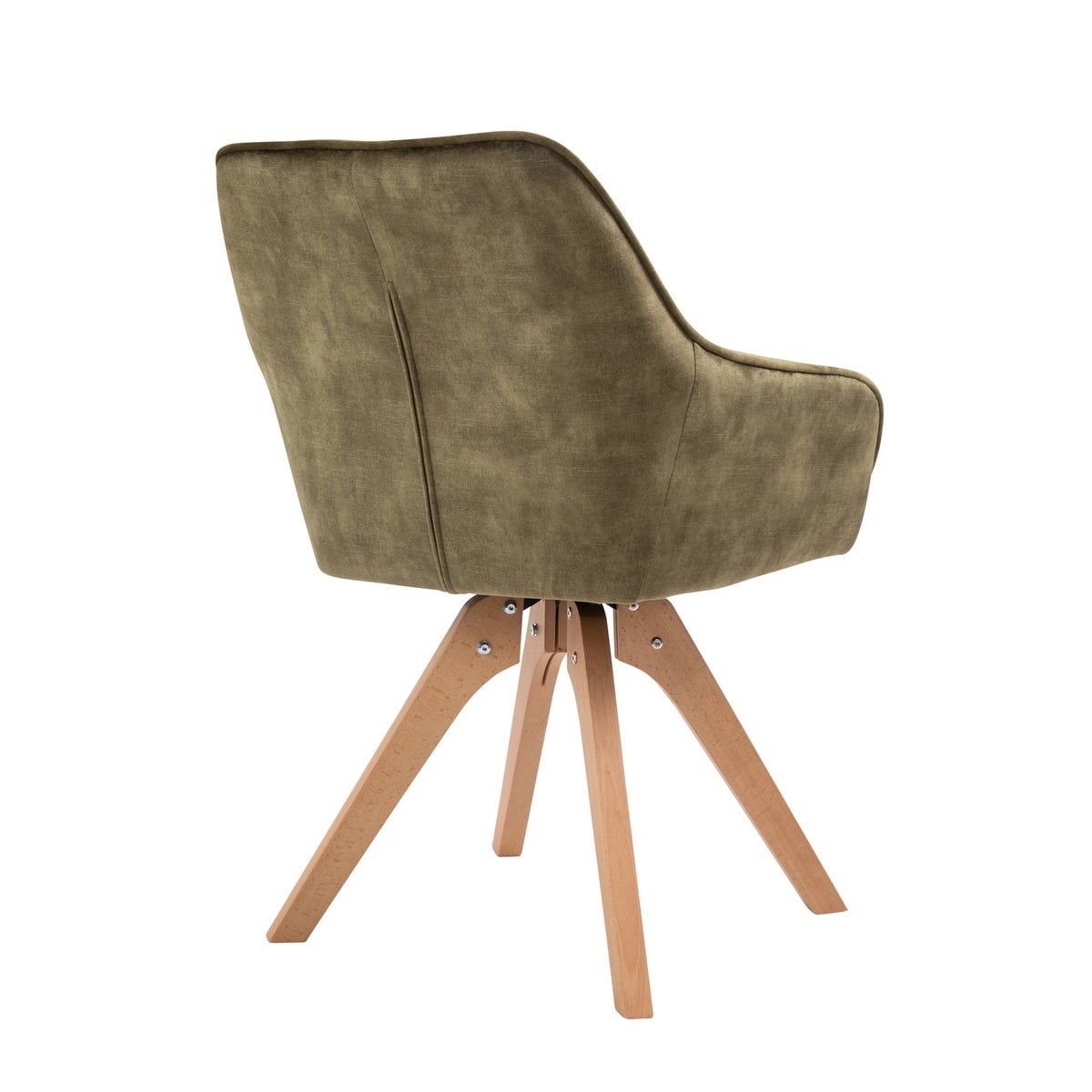 SalesFever Fauteuil vintage fluweel velours, groen
