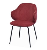 SalesFever Set van 2 fauteuils, berry