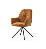 SalesFever Fauteuil met 360° draaifunctie, goud