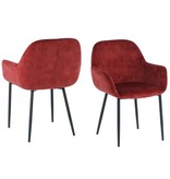 KantoormeubelenPlus Armlehnstuhl, 2er-set