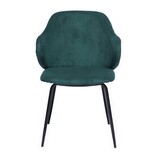 SalesFever Set van 2 fauteuils donkergroen