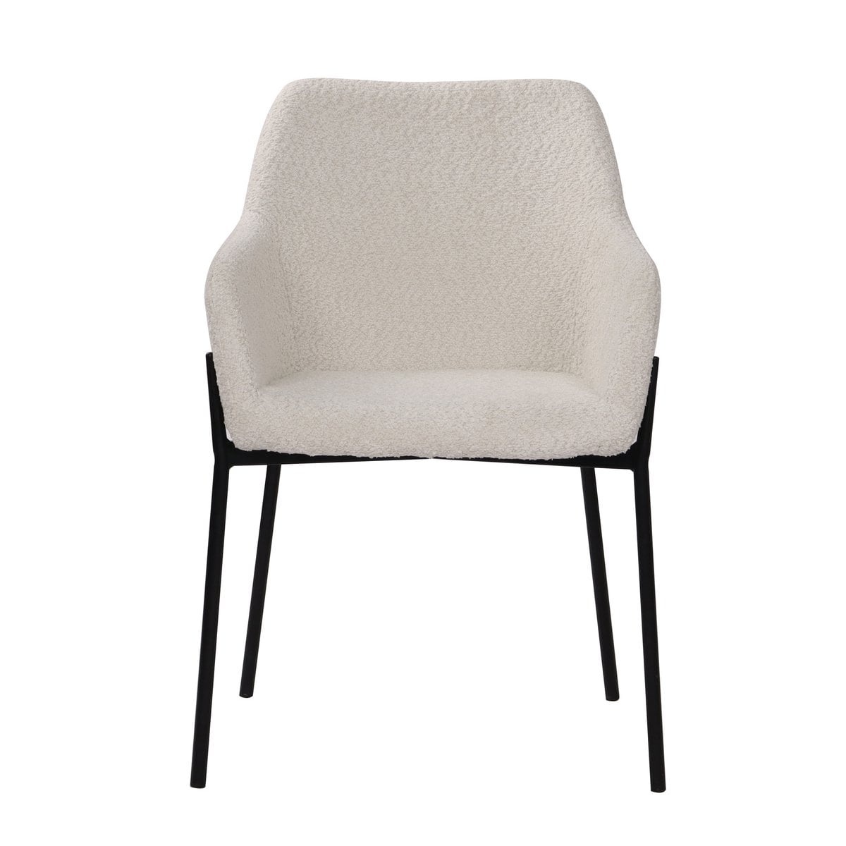 KantoormeubelenPlus Set van 2 fauteuils met bouclé hoes