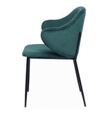 SalesFever Set van 2 fauteuils donkergroen