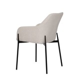 KantoormeubelenPlus Set van 2 fauteuils met bouclé hoes