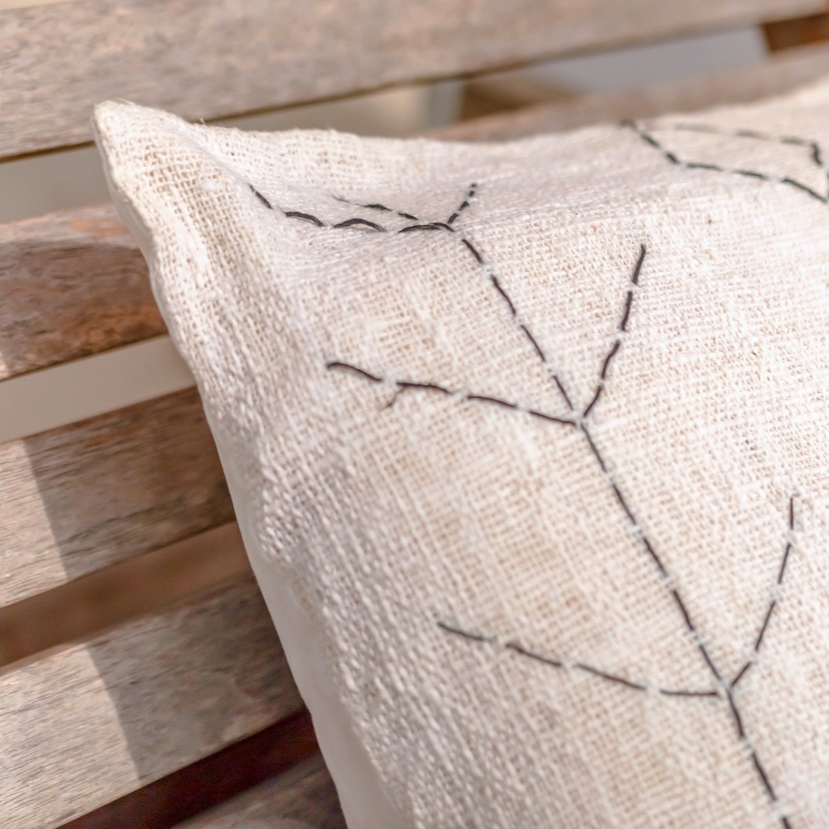 KantoormeubelenPlus Handgeweven kussensloop SERAJA 40x40 of 50x50 cm decoratieve kussenhoes bankkussen van katoen