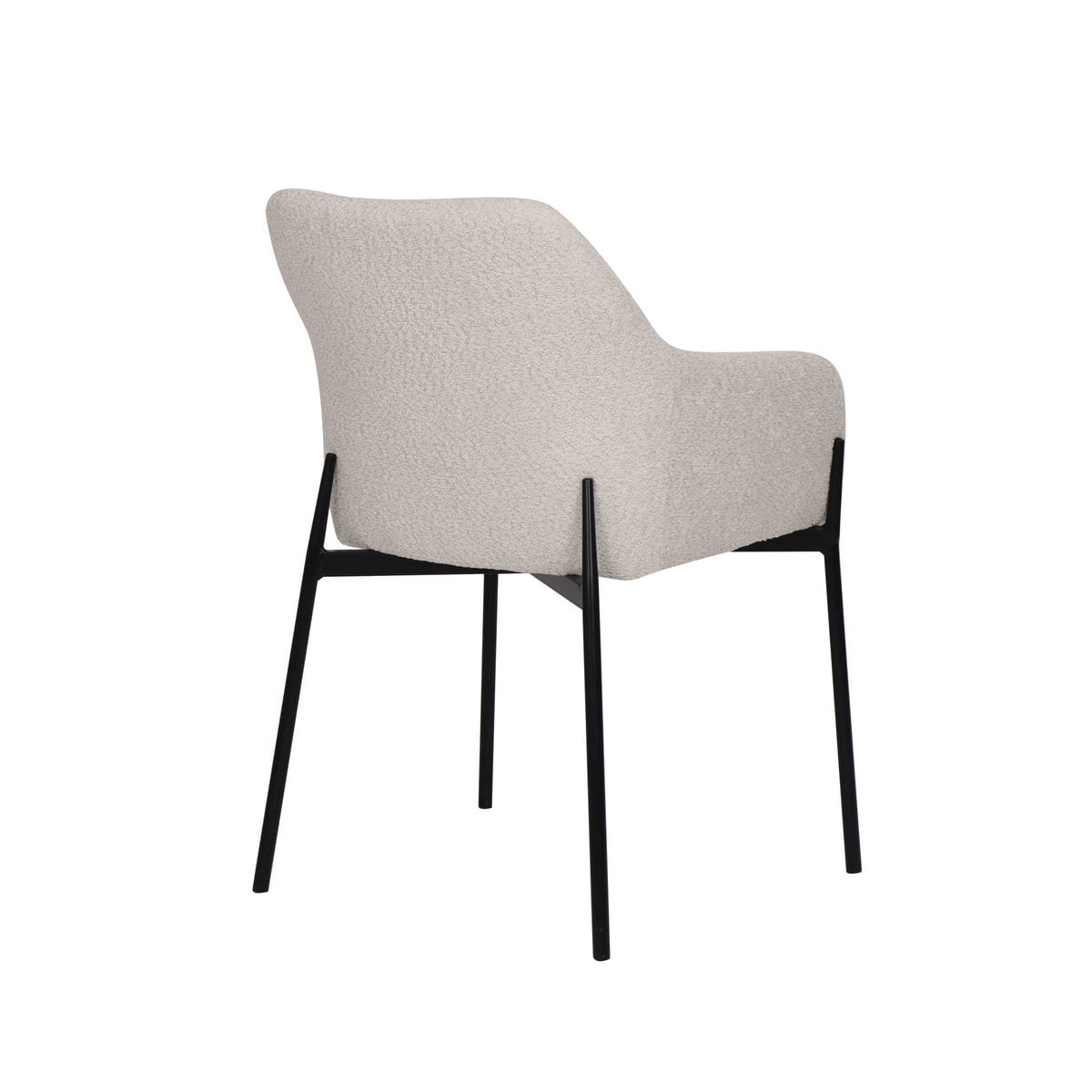 KantoormeubelenPlus Set van 2 fauteuils met bouclé hoes