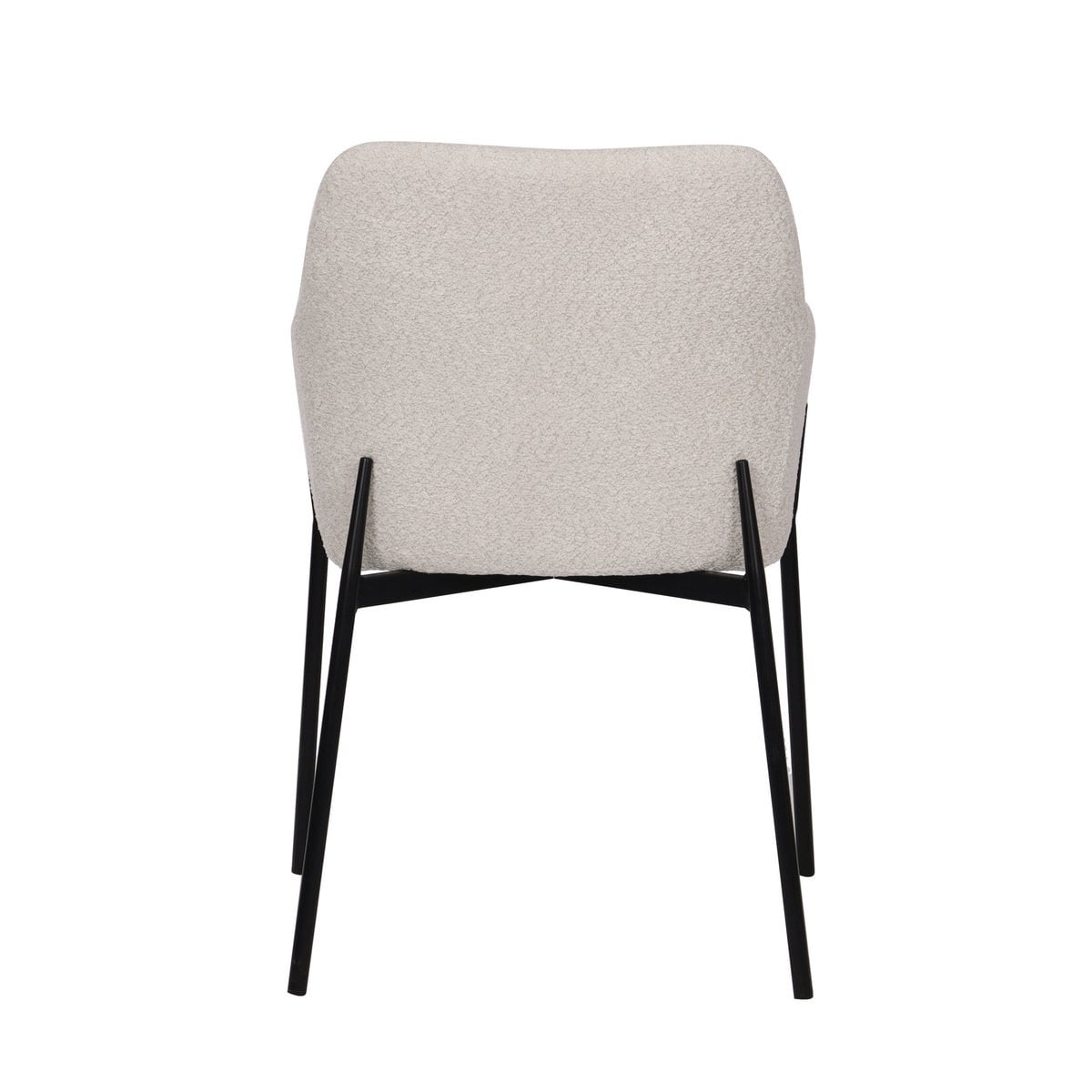 KantoormeubelenPlus Set van 2 fauteuils met bouclé hoes