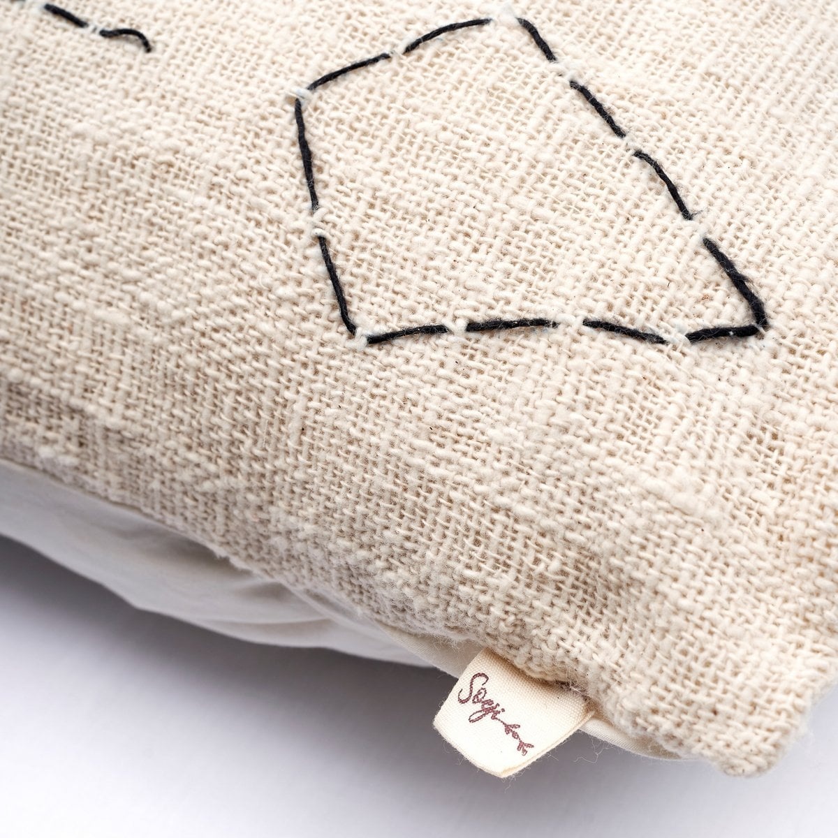 KantoormeubelenPlus Handgeweven kussensloop SERAJA 40x40 of 50x50 cm decoratieve kussenhoes bankkussen van katoen