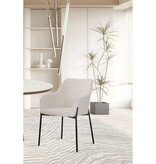 KantoormeubelenPlus Set van 2 fauteuils met bouclé hoes