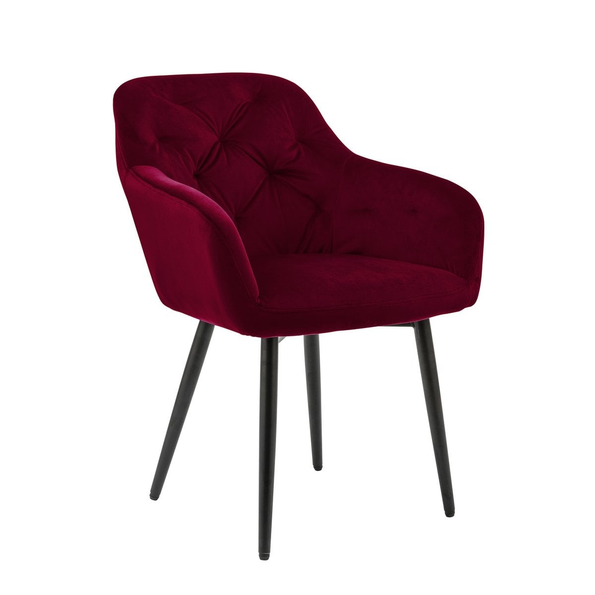 SalesFever Fauteuil rood fluweel