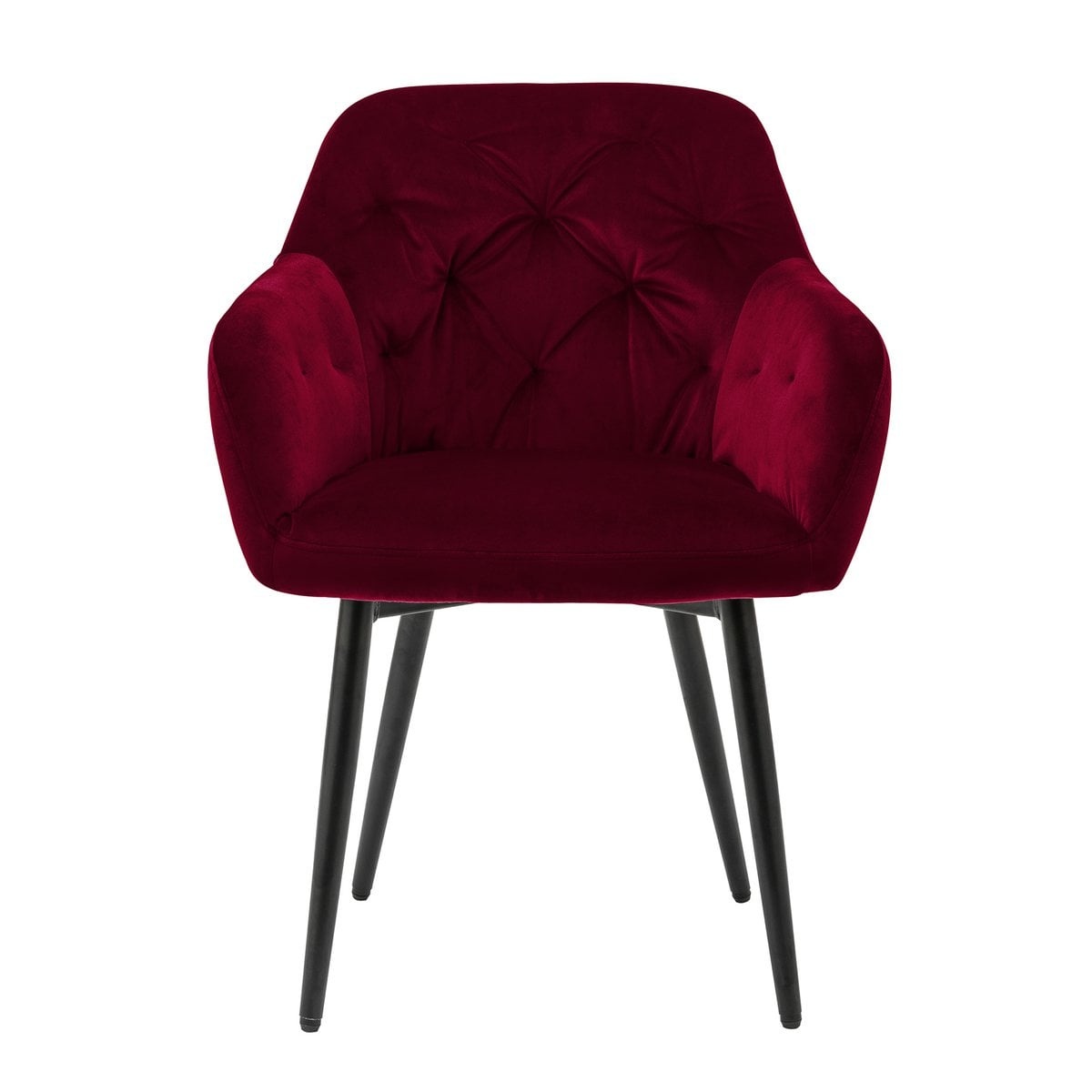 SalesFever Fauteuil rood fluweel