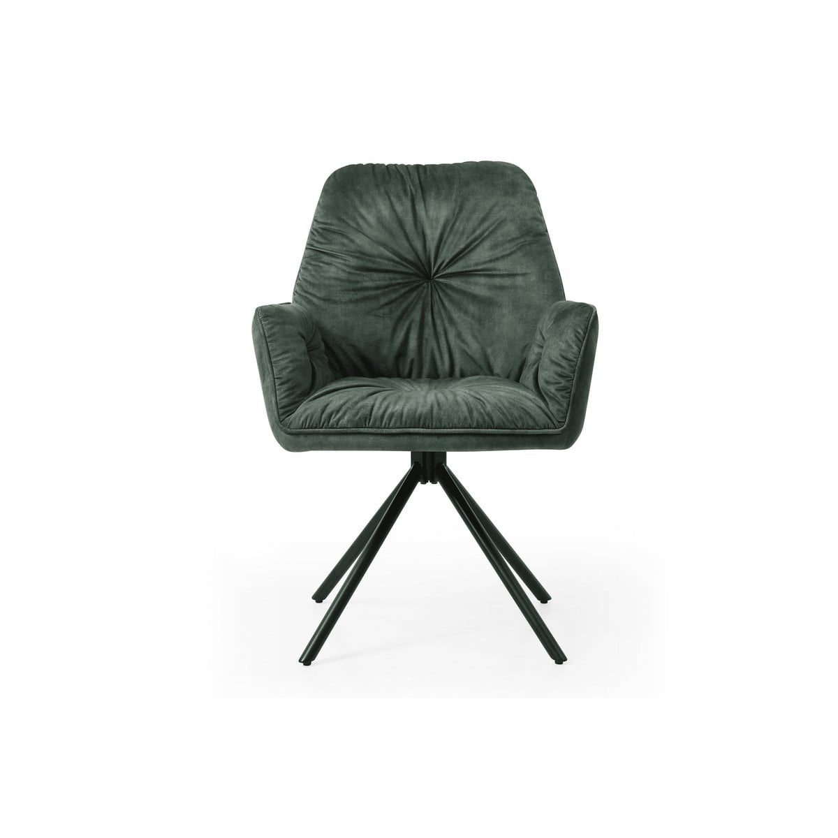 SalesFever Fauteuil met 360° draaifunctie, donkergroen