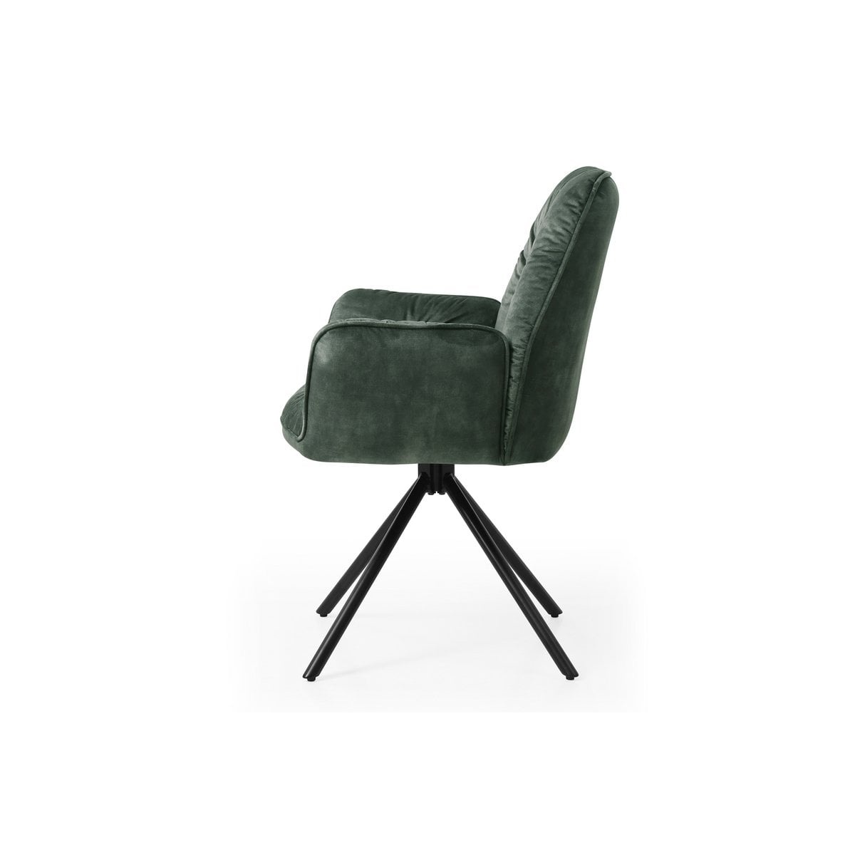 SalesFever Fauteuil met 360° draaifunctie, donkergroen