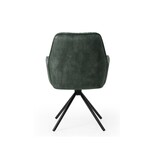 SalesFever Fauteuil met 360° draaifunctie, donkergroen