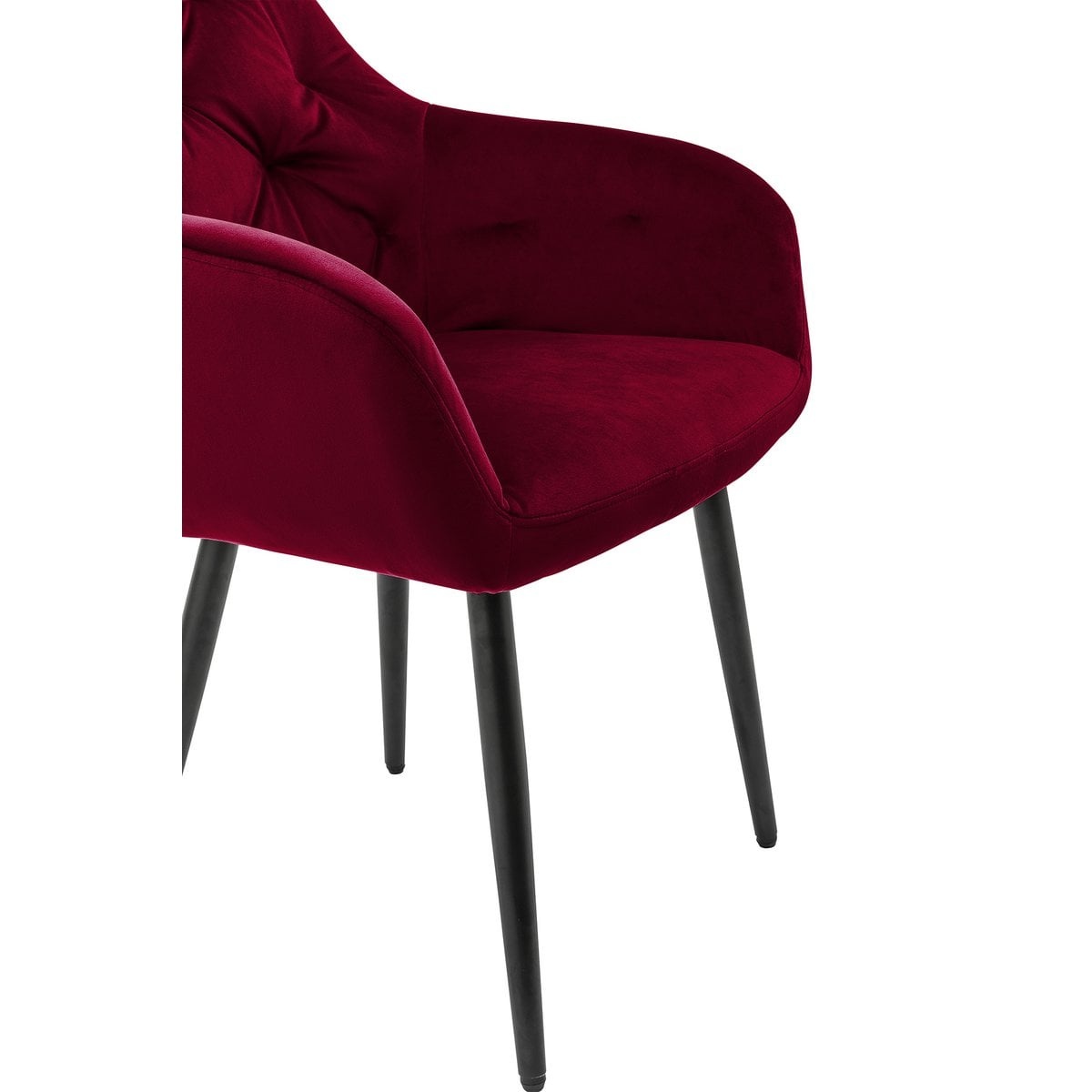 SalesFever Fauteuil rood fluweel