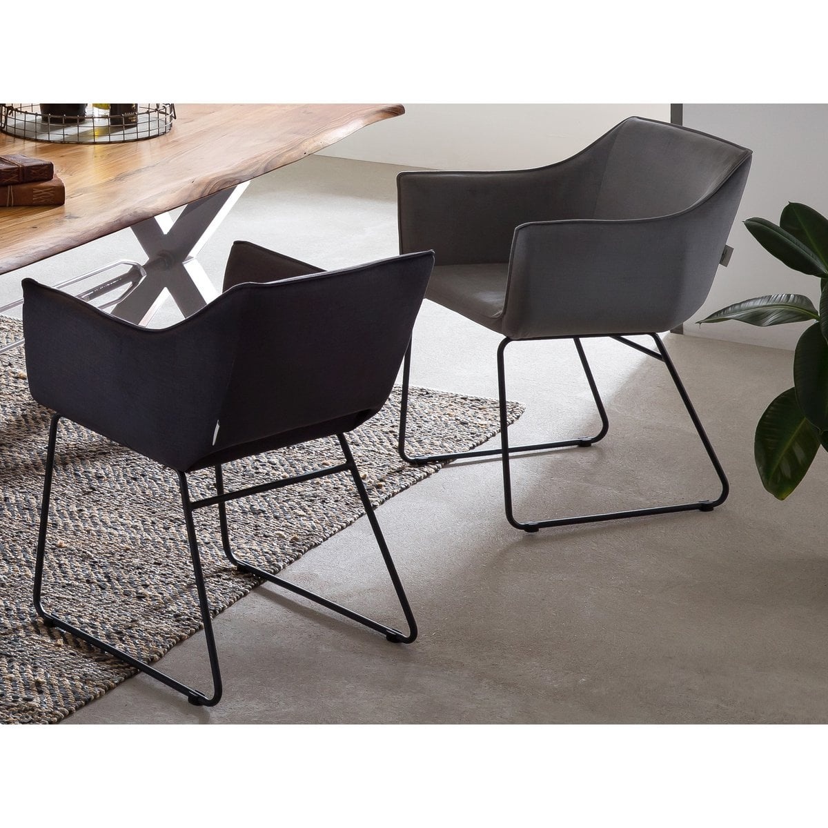 KantoormeubelenPlus Tom Tailor fauteuil, set van 2