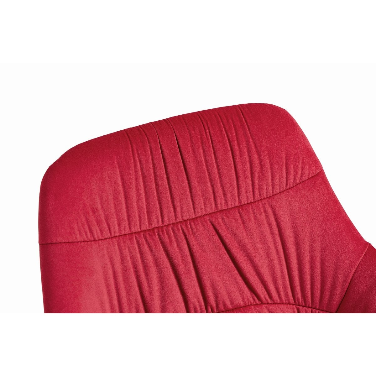 SalesFever Fauteuil met honingraatstiksel in rood fluweel