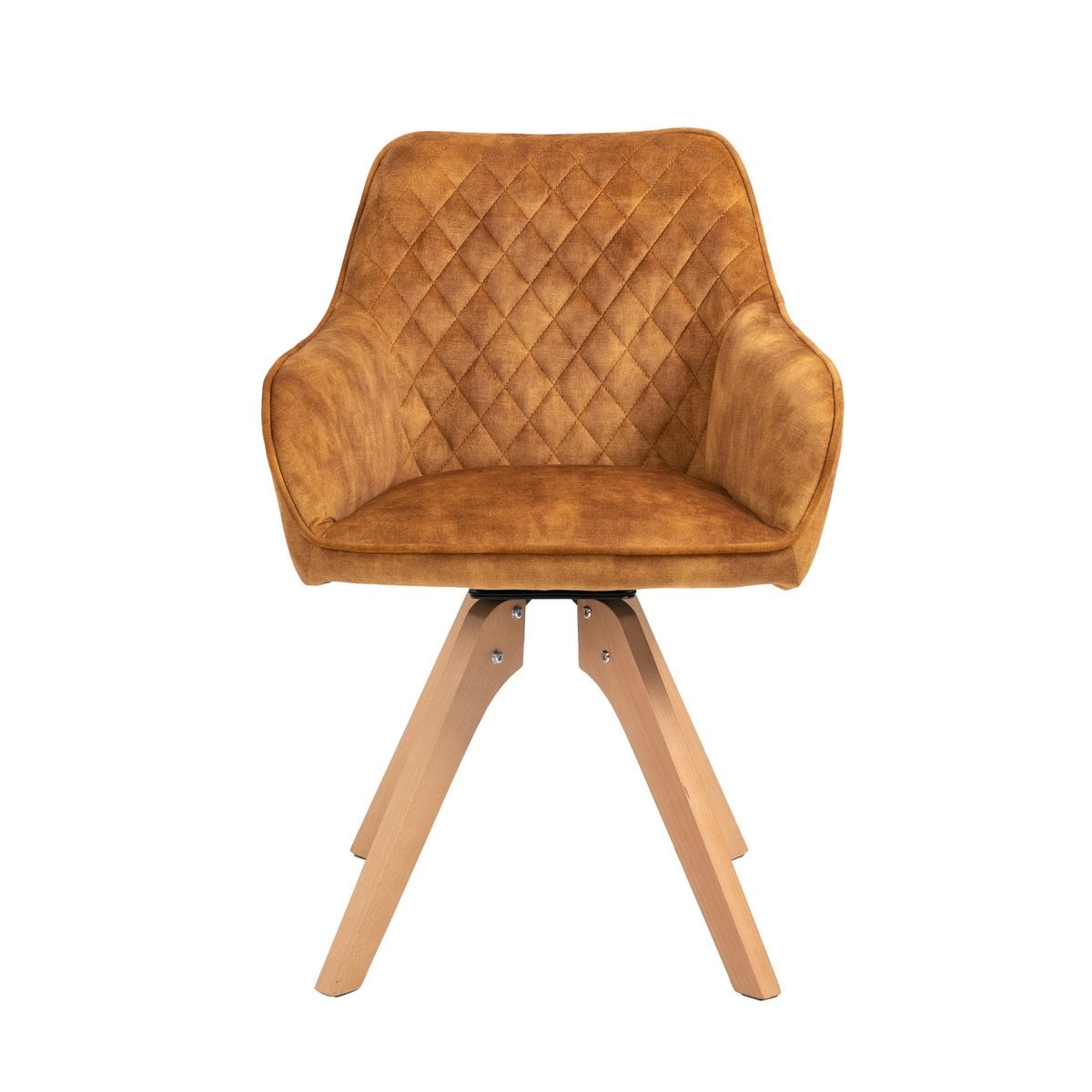 SalesFever Fauteuil vintage fluweel velours, goud