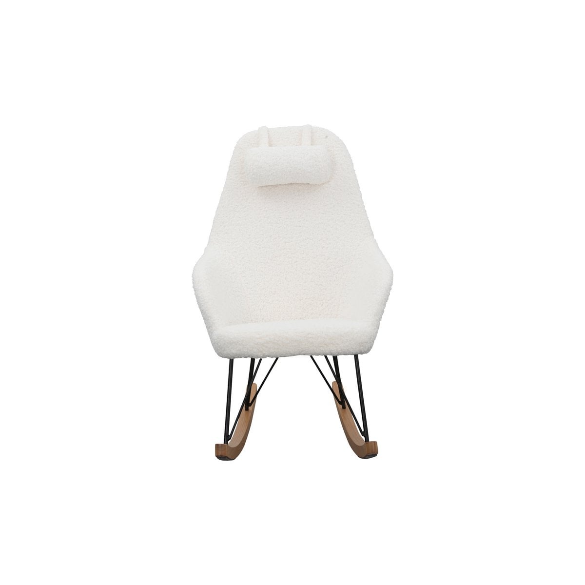 SalesFever Witte schommelstoel van teddybont