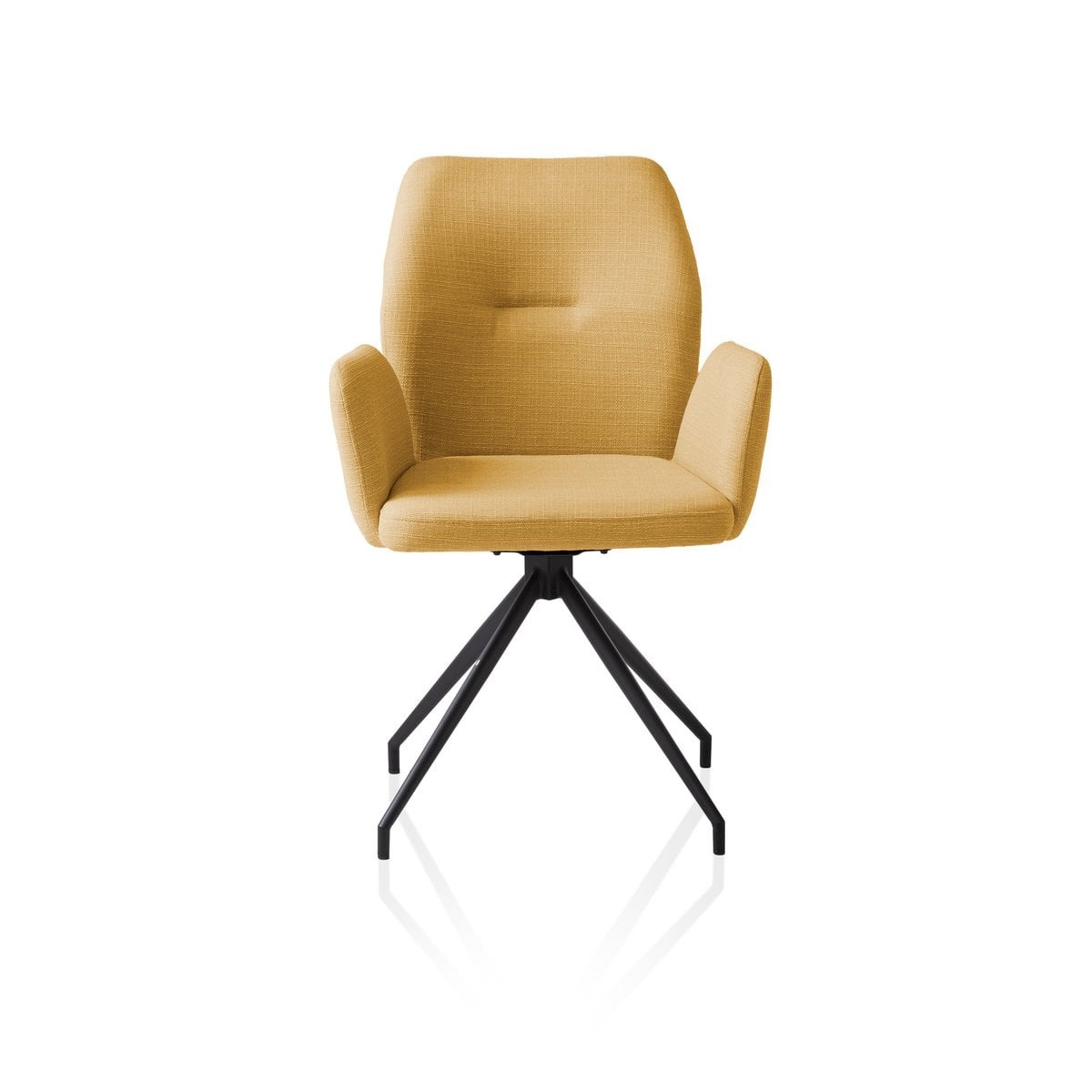 SalesFever Fauteuil met 180° draaifunctie Geel