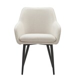 SalesFever Eetkamerstoel structuurstof beige