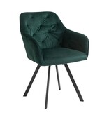 SalesFever Fauteuil met 360° draaifunctie dennengroen