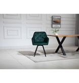 SalesFever Fauteuil met 360° draaifunctie dennengroen
