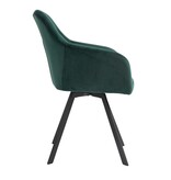 SalesFever Fauteuil met 360° draaifunctie dennengroen