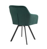SalesFever Fauteuil met 360° draaifunctie dennengroen