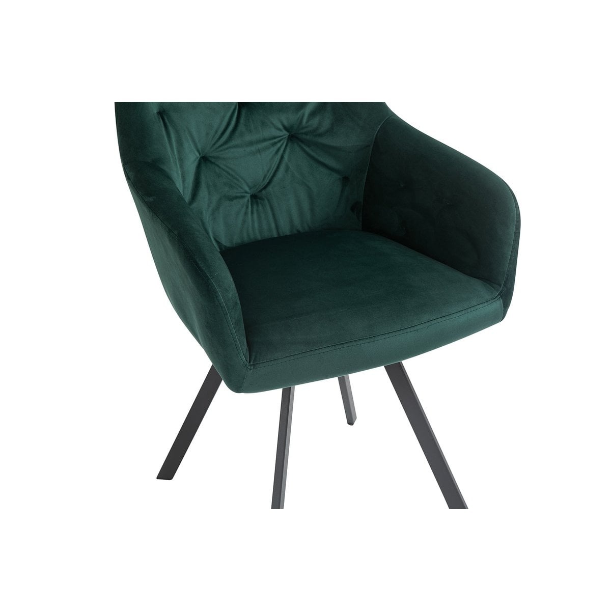 SalesFever Fauteuil met 360° draaifunctie dennengroen