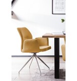 SalesFever Fauteuil met 180° draaifunctie Geel