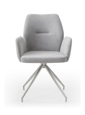 SalesFever Fauteuil met 180° draaifunctie Lichtgrijs