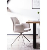 SalesFever Fauteuil met 180° draaifunctie Lichtgrijs