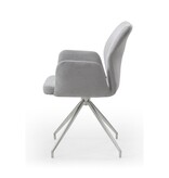 SalesFever Fauteuil met 180° draaifunctie Lichtgrijs