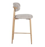 KantoormeubelenPlus Japandi keukenbar stoel Okura (set van 2)